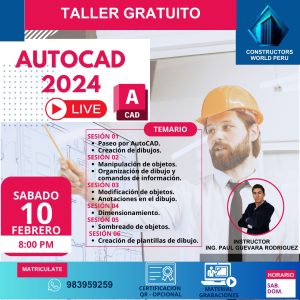 CURSO DE AUTOCAD 2D BÁSICO - 2024