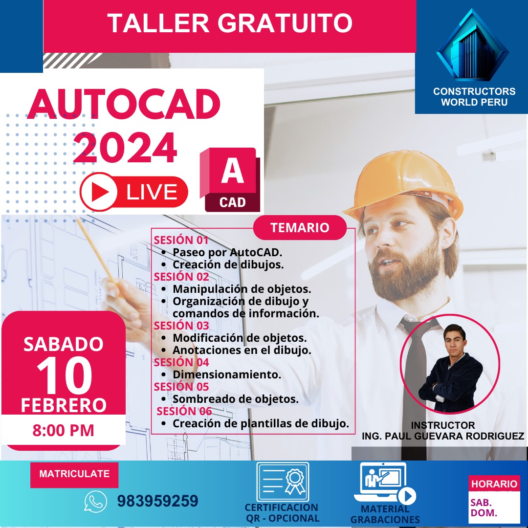 CURSO DE AUTOCAD 2D BÁSICO - 2024