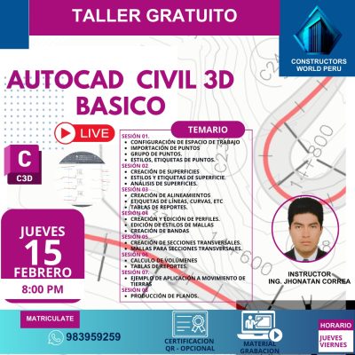 CURSO DE AUTOCAD CIVIL 3D BÁSICO - 2024